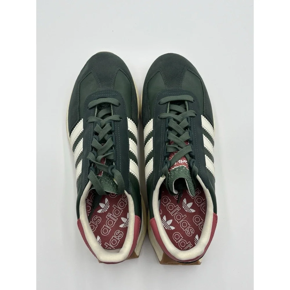Adidas Originals Retropy E5 Sneakers Men's 9 Green Cream Boost‎ Gum Sole Casual